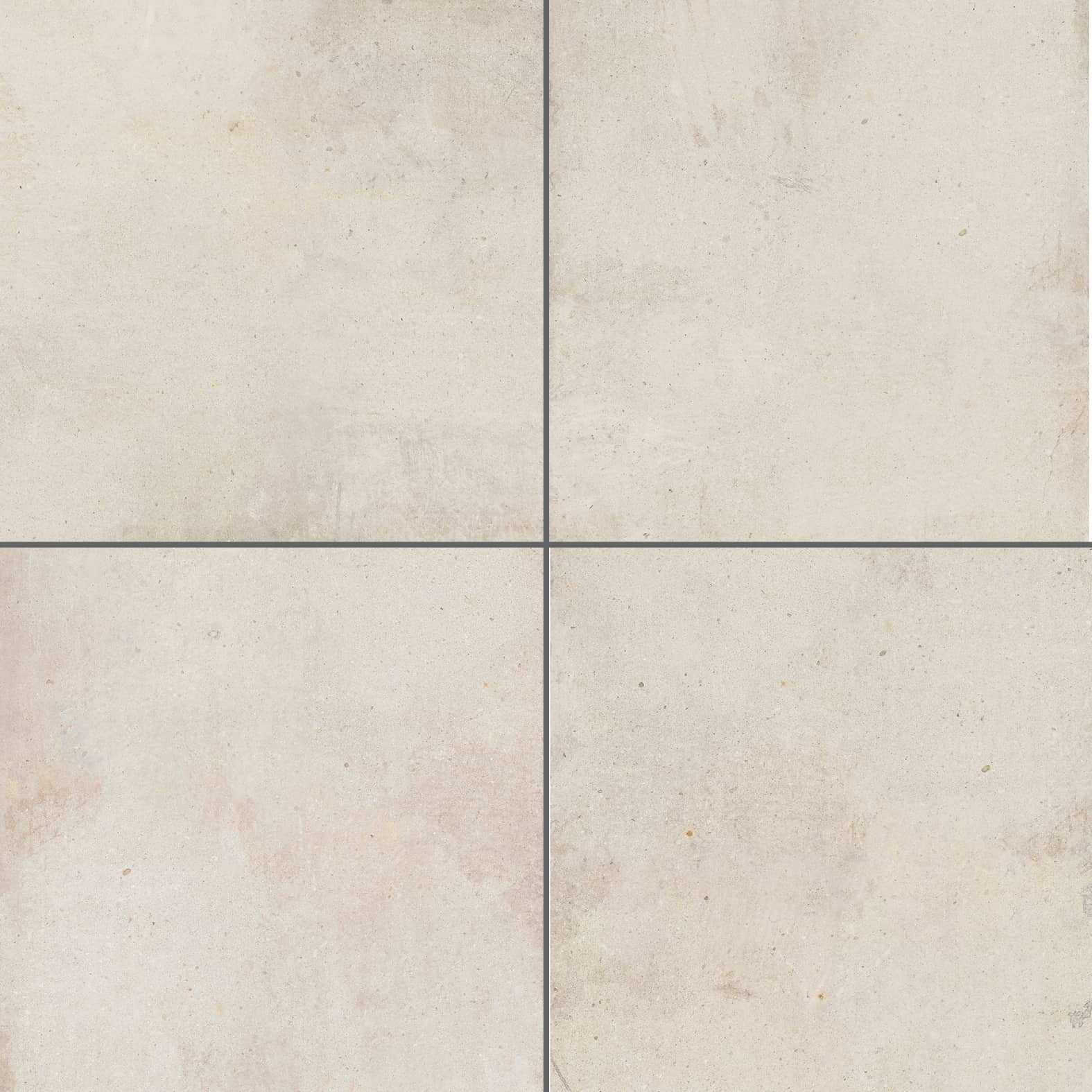 Carreaux de céramique Collection Teknostone 24 x 24 po Perle fini mat, ton perle clair