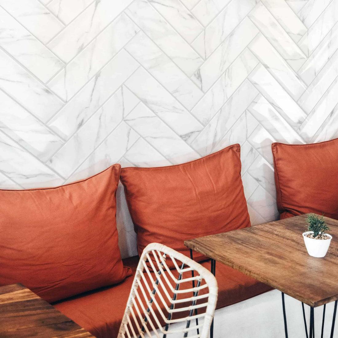 Carreaux de céramique | Collection Neve - 6 po x 7 po He x