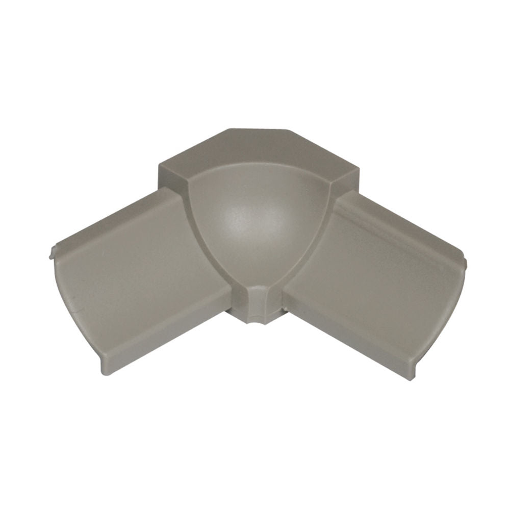 Schluter DILEX-PHK Inside Corner 90° avec un radius de 3/8" (10 mm) - plastique PVC gris