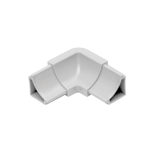 Schluter DILEX-HKW Coin intérieur 90° 2-directions avec un radius de 11/16" (18 mm) - plastique PVC gris classique