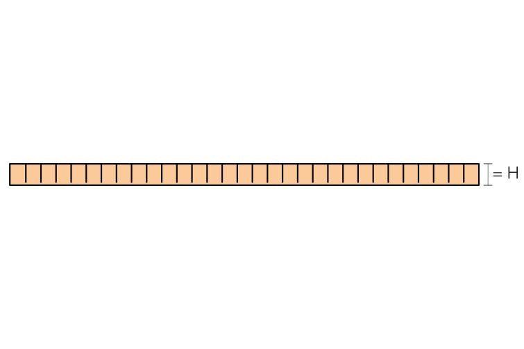 Schluter KERDI-BOARD-V Panneau à rainures verticales 1" x 24-1/2" x 96"
