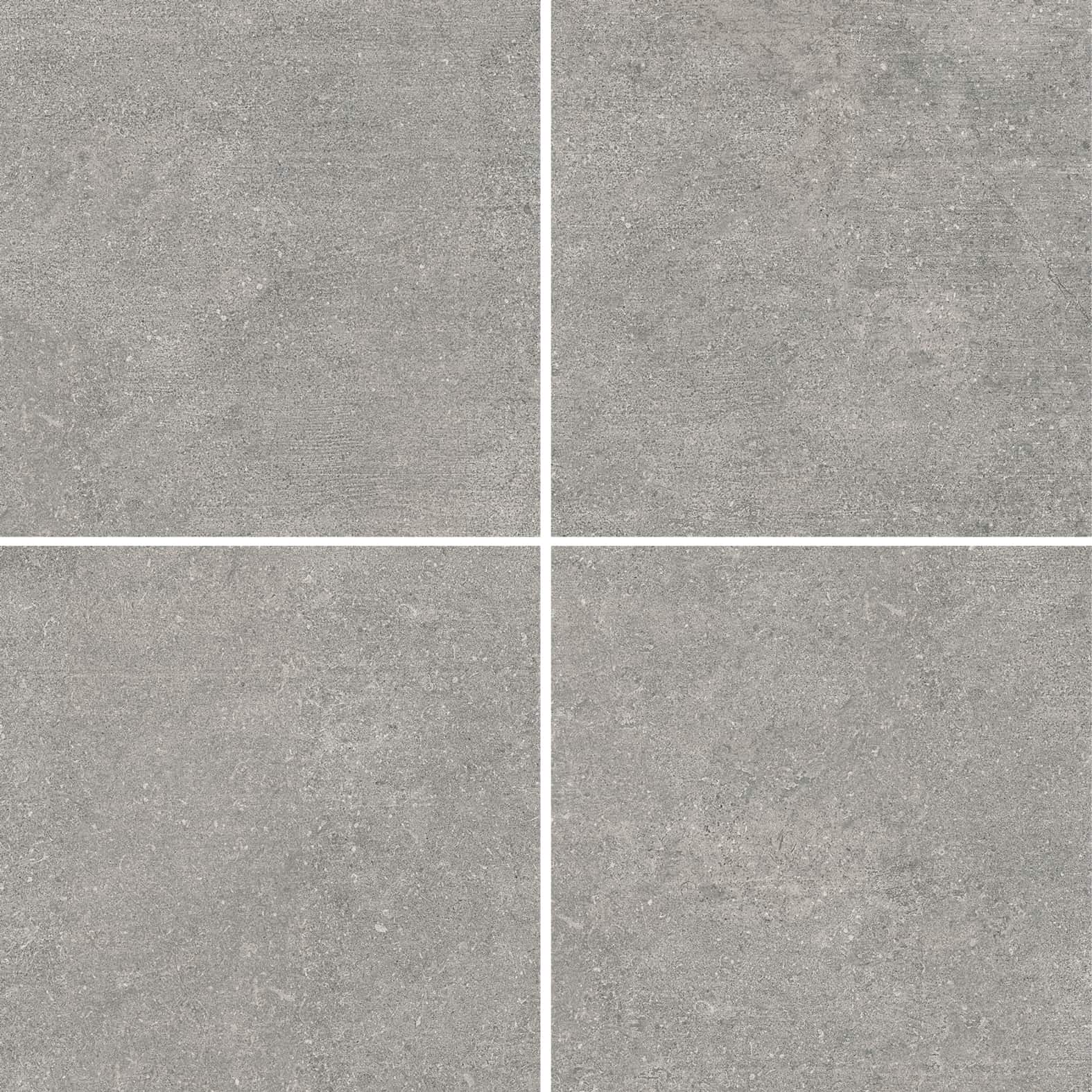 Carreaux de céramique Collection Newcon 24 po x 24 po gris argent mat