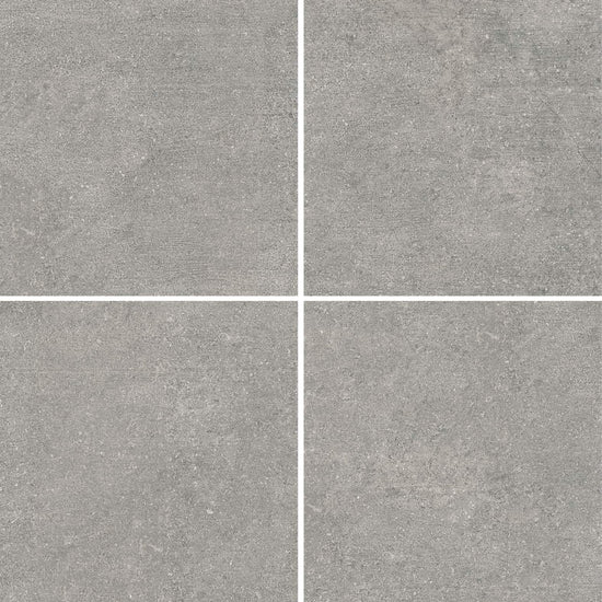 Carreaux de céramique Collection Newcon 24 po x 24 po gris argent mat