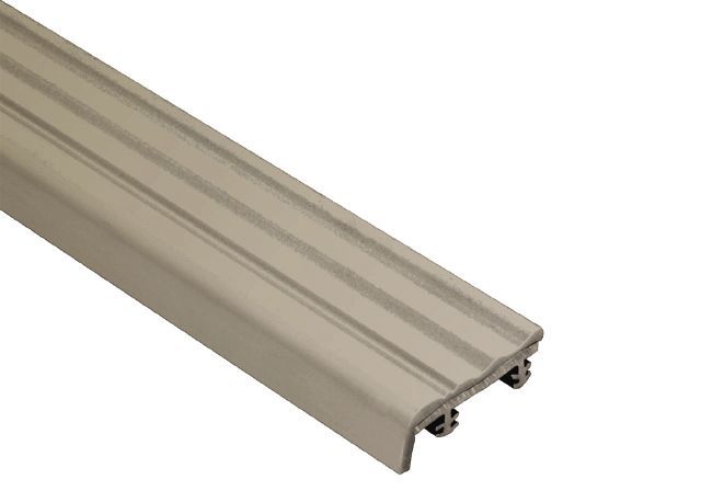 Schluter TREP-S Insert de remplacement - plastique PVC gris 1-1/32" (26 mm) x 50'
