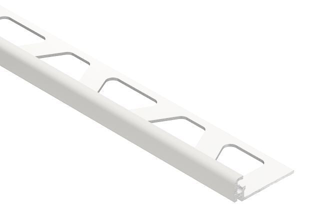 Schluter JOLLY Moulure de bordure de mur Aluminium Blanc mat 5/16" (8 mm) x 10'