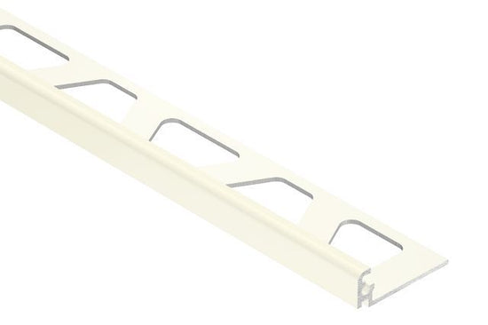 Schluter JOLLY Moulure de bordure de mur Aluminium Blanc 1/2" (12.5 mm) x 8' 2-1/2"