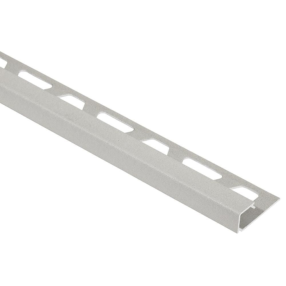 Schluter QUADEC Profilé de bordure carré - aluminium grège 7/16" (11 mm) x 8' 2-1/2"