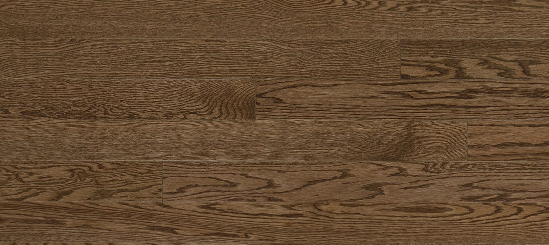 Preverco Bois d'ingénierie Max19 — Chêne rouge Nuance Komodo satiné, lame 5-1/8 po x 3/4 po