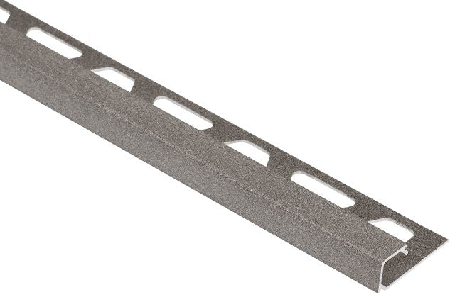 Schluter Profilé carré QUADEC - aluminium gris pierre 5/16" (8 mm) x 10'
