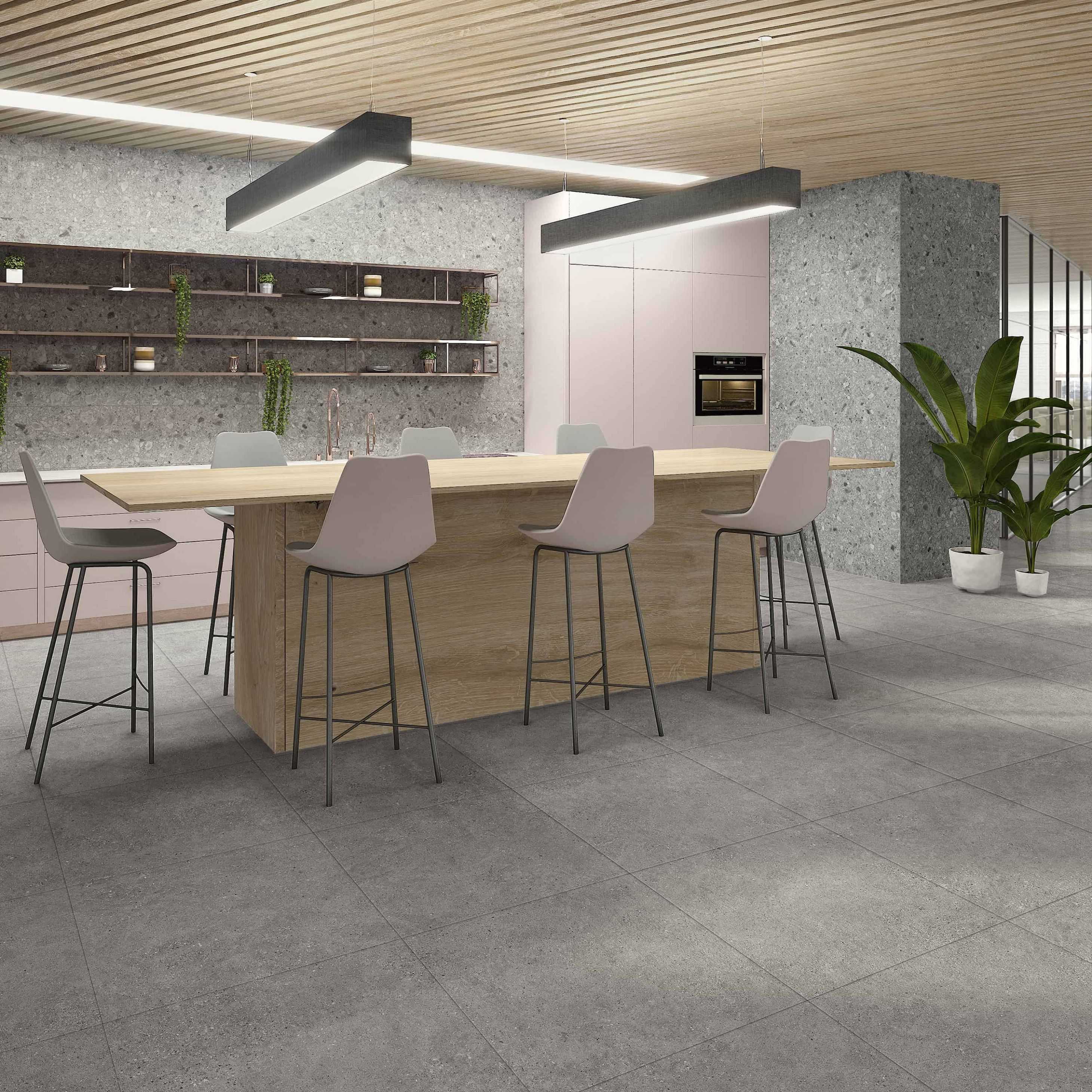 Carreaux de céramique | Collection Kalksten - 12 po x 24 po