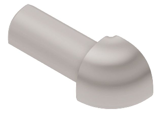 Schluter RONDEC Coin extérieur 90° - plastique PVC gris clair 7/16" (11 mm)