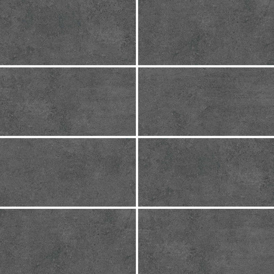 Carreaux de céramique Collection Newcon 12 po x 24 po gris foncé mat