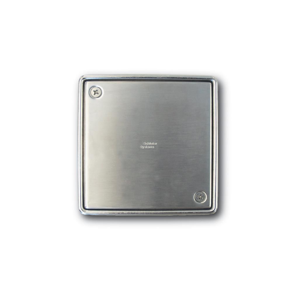 Schluter KERDI-DRAIN Couvercle de drain - acier inoxydable (V2) 6"