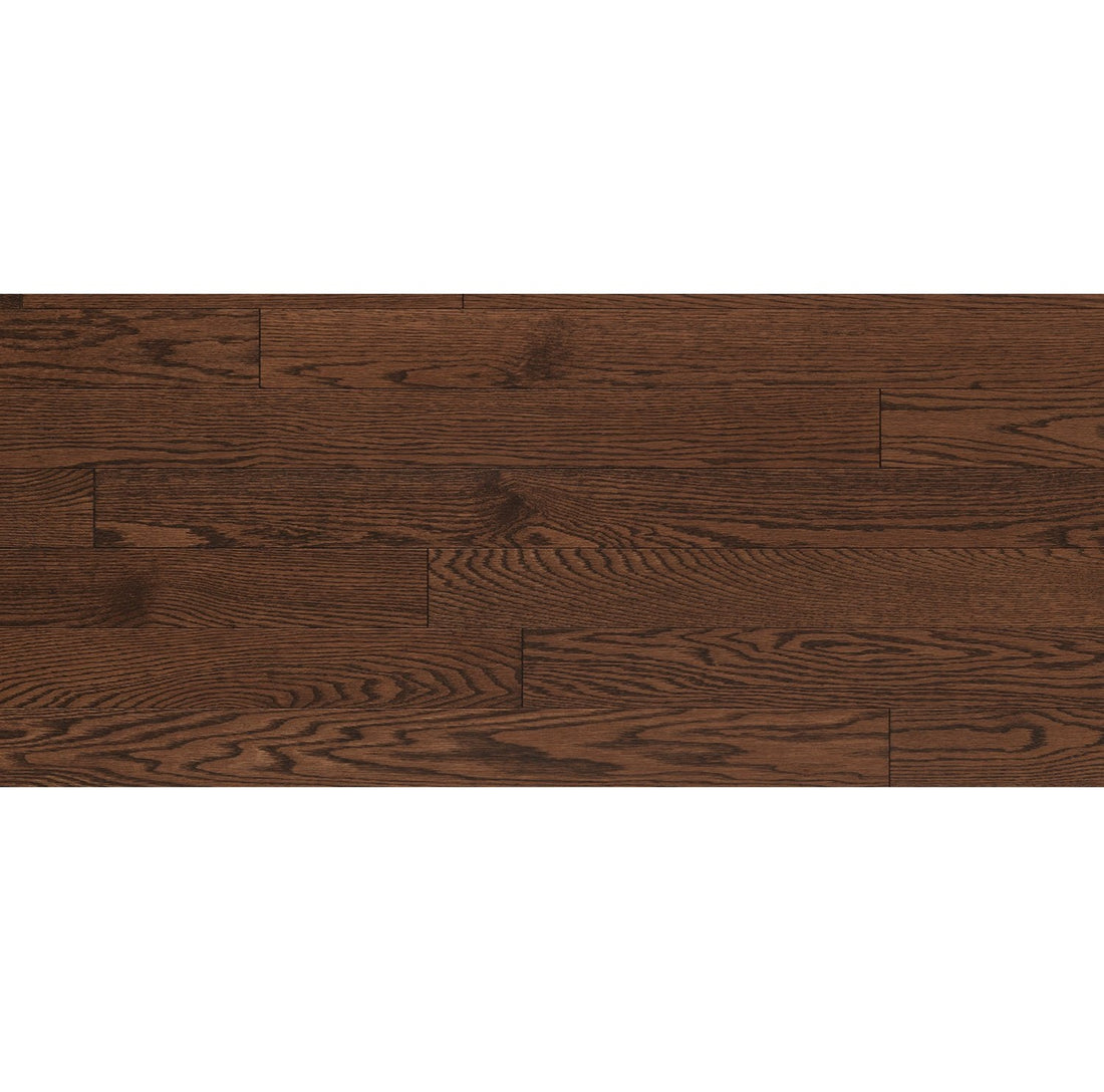 Preverco Flex16 parquet bois d'ingénierie Chêne rouge Nuance Cappuccino satiné, latte 5-1/8 po - 5/8 po