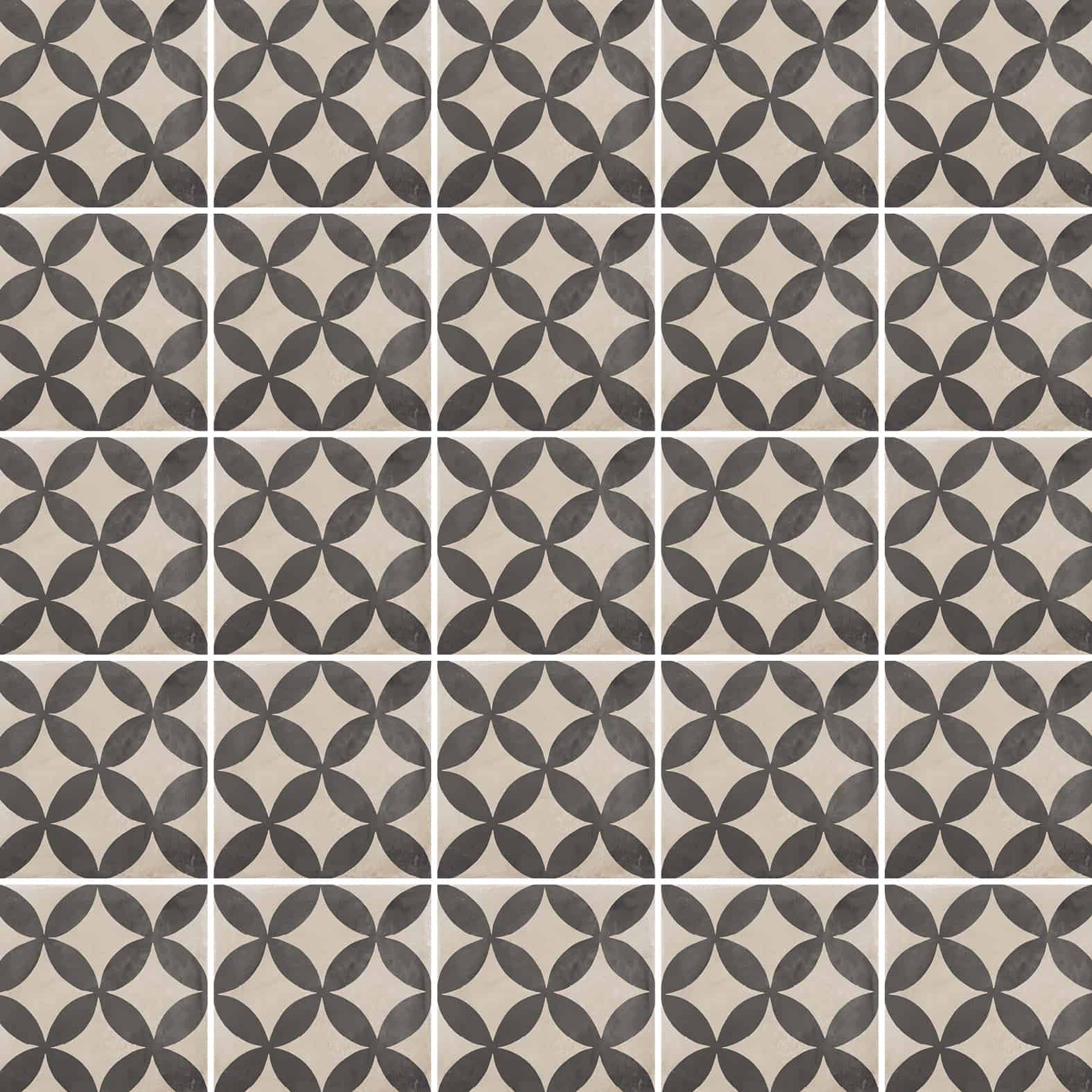 Carreaux de céramique Collection Terra 8 po x 8 po, motif Astro F