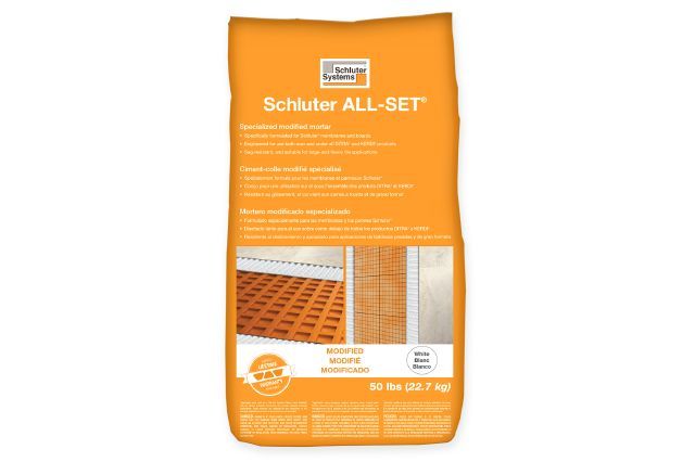 Schluter ALL-SET Ciment-colle modifié blanc 50 lb
