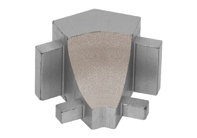 Schluter DILEX-AHK Coin intérieur 135° avec un rayon de 3/8" pour Profilé à gorge Aluminium Crème