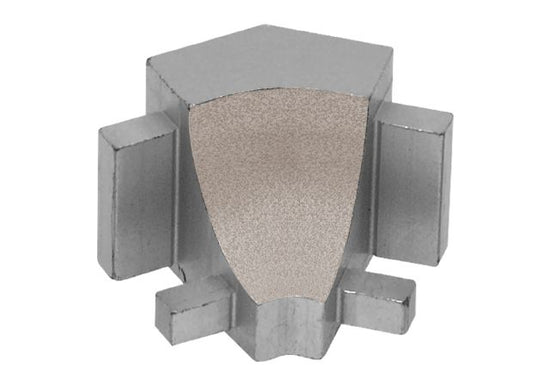Schluter DILEX-AHK Coin intérieur 135° avec un rayon de 3/8" pour Profilé à gorge Aluminium Crème