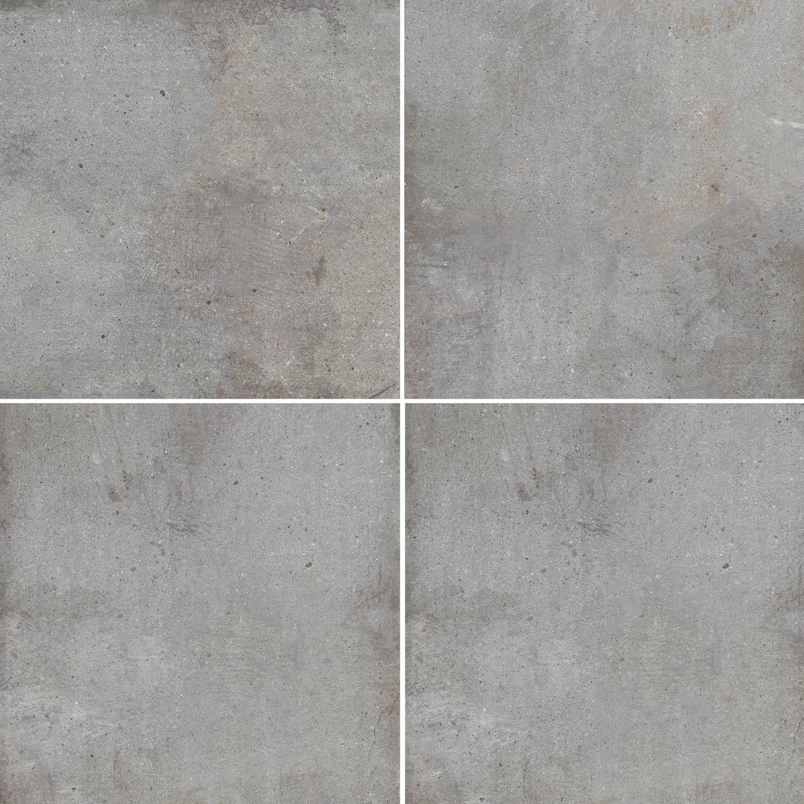 <span>Carreaux de céramique Teknostone 24x24 po, fumée mate, aspect pierre naturelle</span>