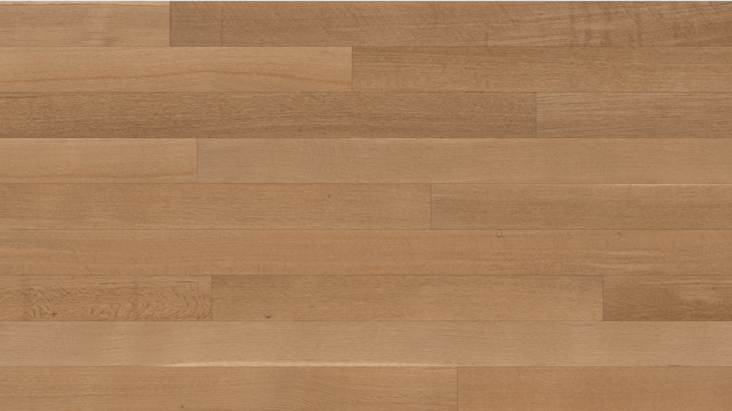 Preverco Bois d'ingénierie Flex19 Chêne blanc SQ Nuance Naturel Mat, lame 5-1/8 po × 3/4 po