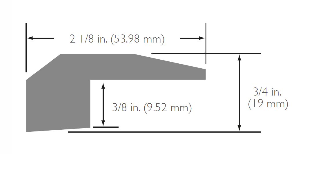 Preverco Bois franc Komodo Mat, planches bois franc chêne, fini mat, seuil 84 pouces