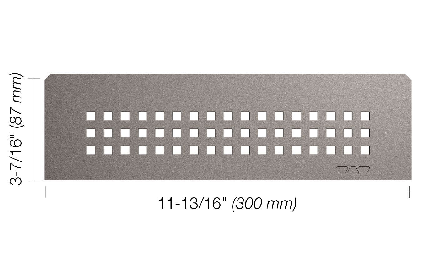 Schluter SHELF-N Étagère rectangulaire pour niche modèle Square aluminium étain