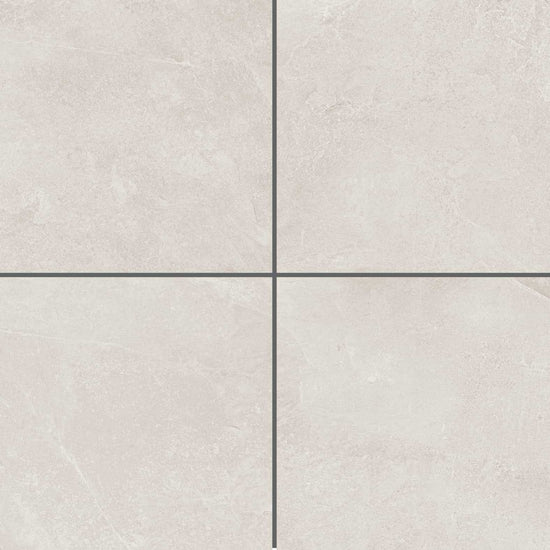 Carreaux de céramique Realstone Slate 24 po x 24 po Glace, grand format, aspect ardoise naturel texturé