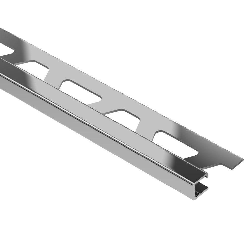 Schluter QUADEC Profilé de bordure carré - acier inoxydable (V2) 5/16" (8 mm) x 8' 2-1/2"