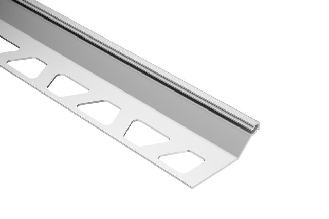 Schluter FINEC-SQ Profilé de finition et de protection des rebords aluminium anodisé mat 1/2" (12.5 mm) x 8' 2-1/2"