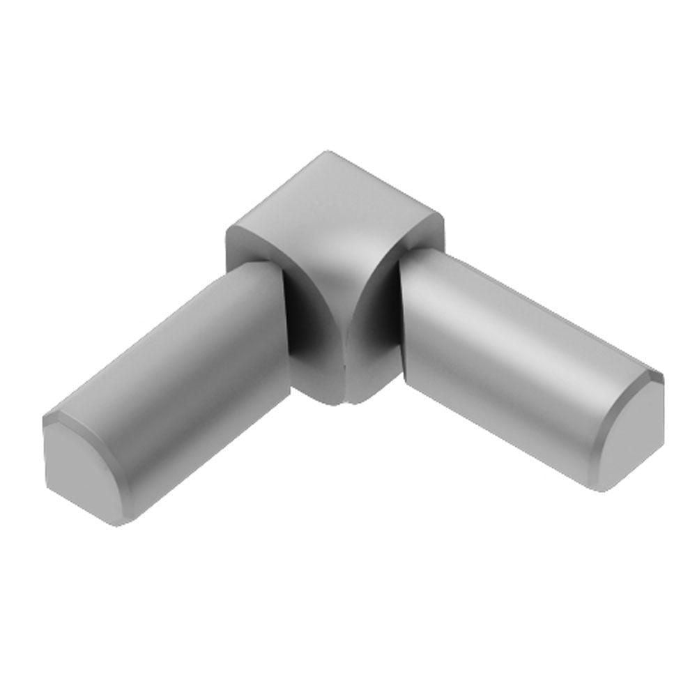 Schluter RONDEC Coin intérieur à 2 bouts 90° - aluminium anodisé mat 3/8" (10 mm)