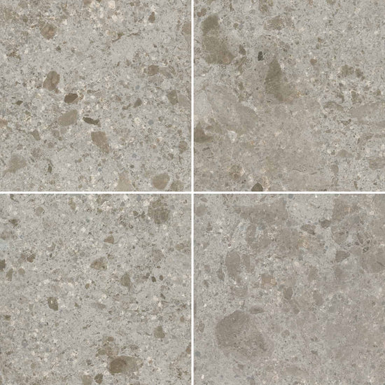 Carreaux de céramique | Collection Fragmenta - 24 po x 24 po Grigio Luminiso 24 po x 24 po Mat