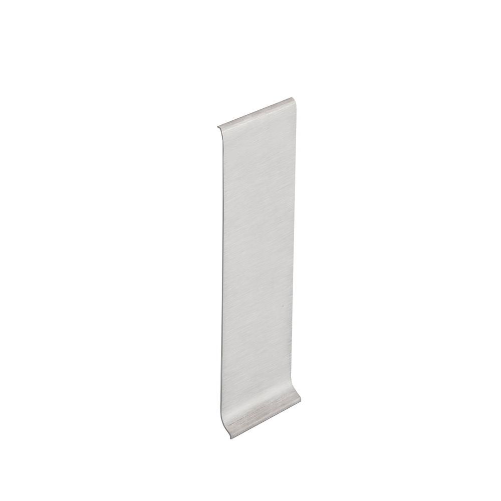 Schluter DESIGNBASE-SL Raccord - acier inoxydable (V2) brossé 6-3/8" (160 mm)