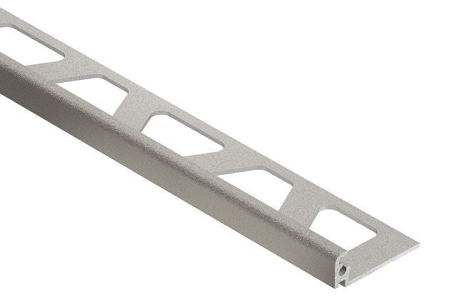 Schluter JOLLY Moulure de bordure de mur Aluminium grège 1/4" (6 mm) x 10'