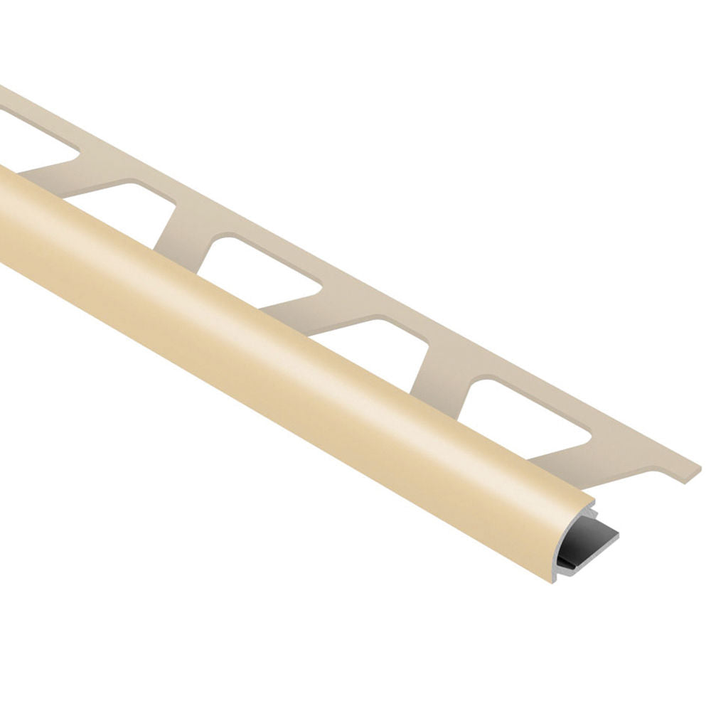Schluter RONDEC Profilé de bordure rond - aluminium bahamas 3/8" (10 mm) x 8' 2-1/2"