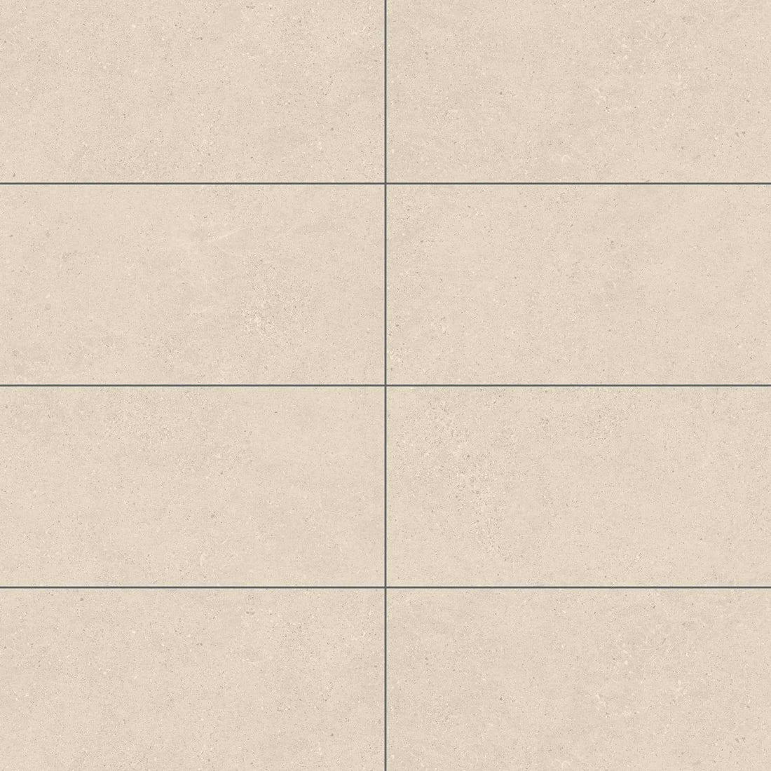 Carreaux de céramique Collection Kalksten 12x24 po — teinte Artique, fini mat, aspect pierre calcaire