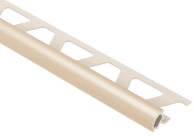 Schluter RONDEC Bullnose Trim - Plastique (PVC) Bahamas 1/2" (12.5 mm) x 8' 2-1/2"