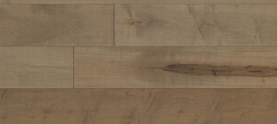 Preverco Bois franc SolidClassic Érable V+ Cyrus Mat lames 4-1/4 po x 3/4 po, plancher érable fini mat à grain naturel