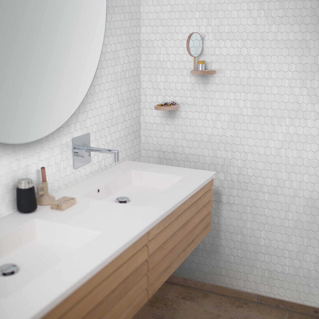 Carreaux de céramique | Collection Nordik - Mosaïque - 1 po x 2 po