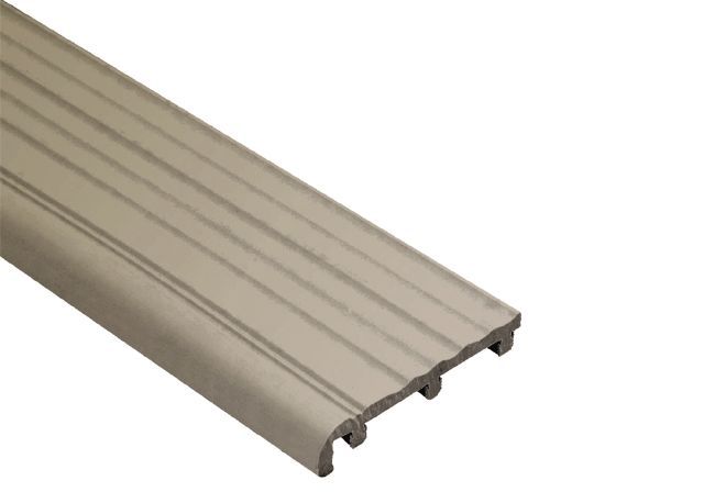 Schluter TREP-B Insert de remplacement - plastique PVC gris 2-1/8" (52 mm) x 50'