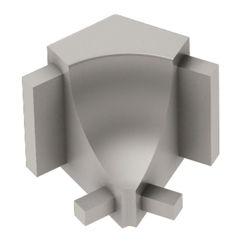 Schluter DILEX-AHK Coin intérieur 135° avec un radius de 3/8" (10 mm) - aluminium anodizé nickel mat