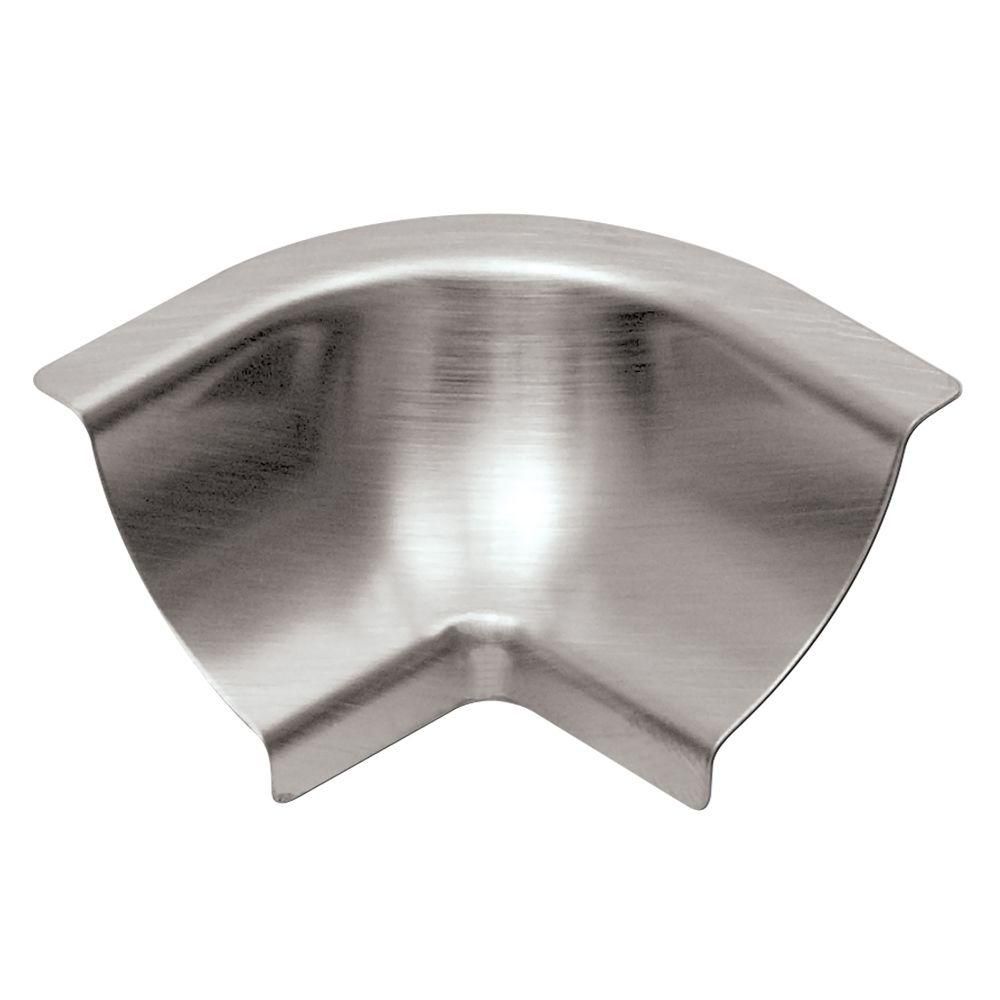 Schluter DILEX-HKU Coin intérieur 135° avec un radius de 3/8" (10 mm) - acier inoxydable (V4)
