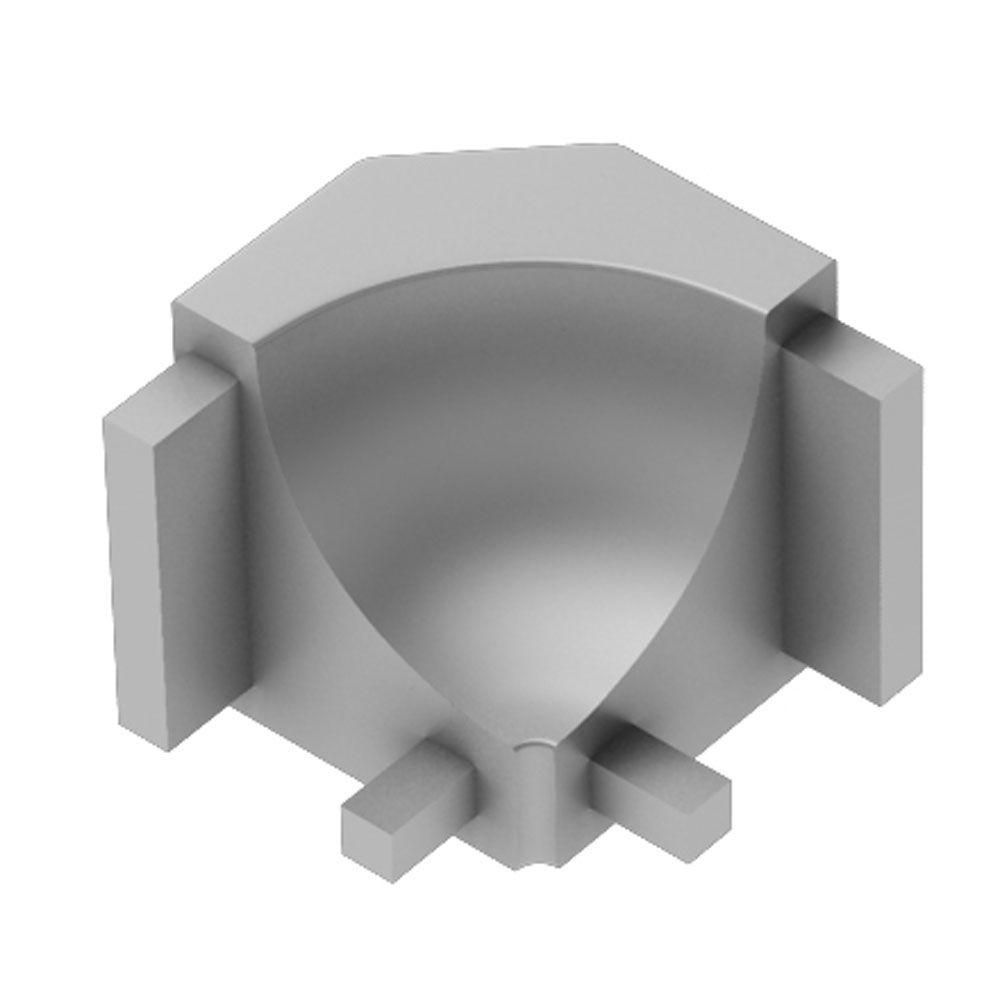 Schluter DILEX-AHK Coin intérieur 90° avec un radius de 3/8" (10 mm) - aluminium anodisé mat
