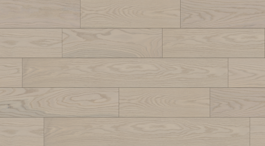 Preverco Bois d'ingénierie Flex19 Chêne rouge Nuance Ice finition mate 5-1/8 po x 3/4 po