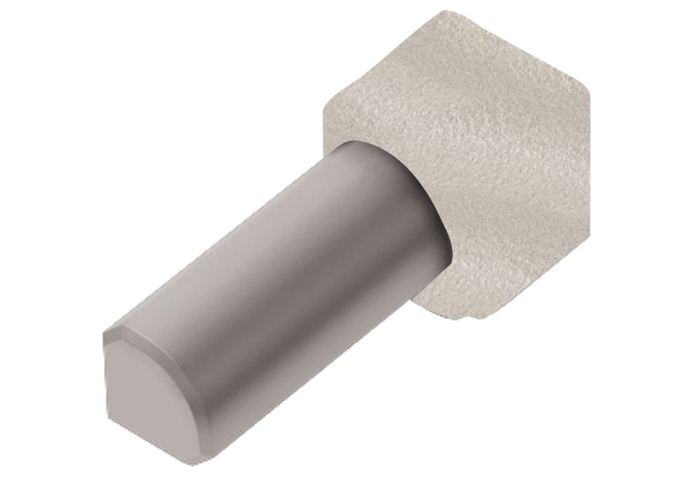 Schluter RONDEC Coin intérieur 90° aluminium grège - 1/4" (6 mm)