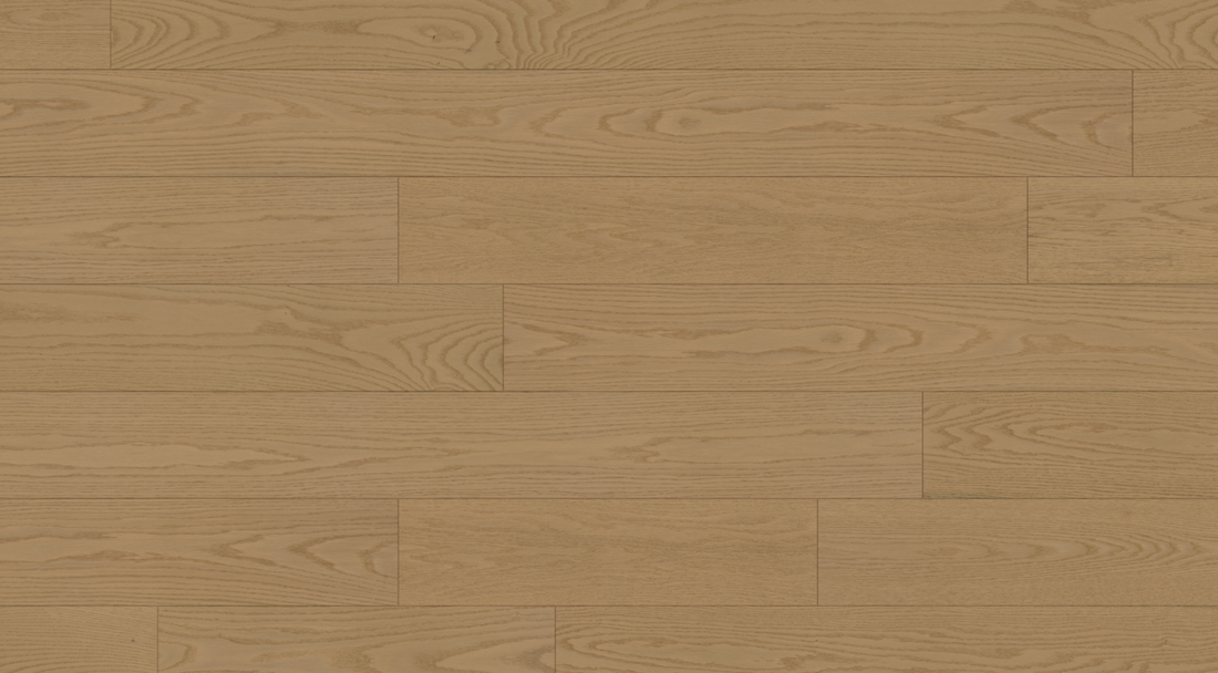 Preverco SolidClassic Chêne rouge Nuance Dune mat, planche bois franc 5 po x 3/4 po, grain naturel chaleureux