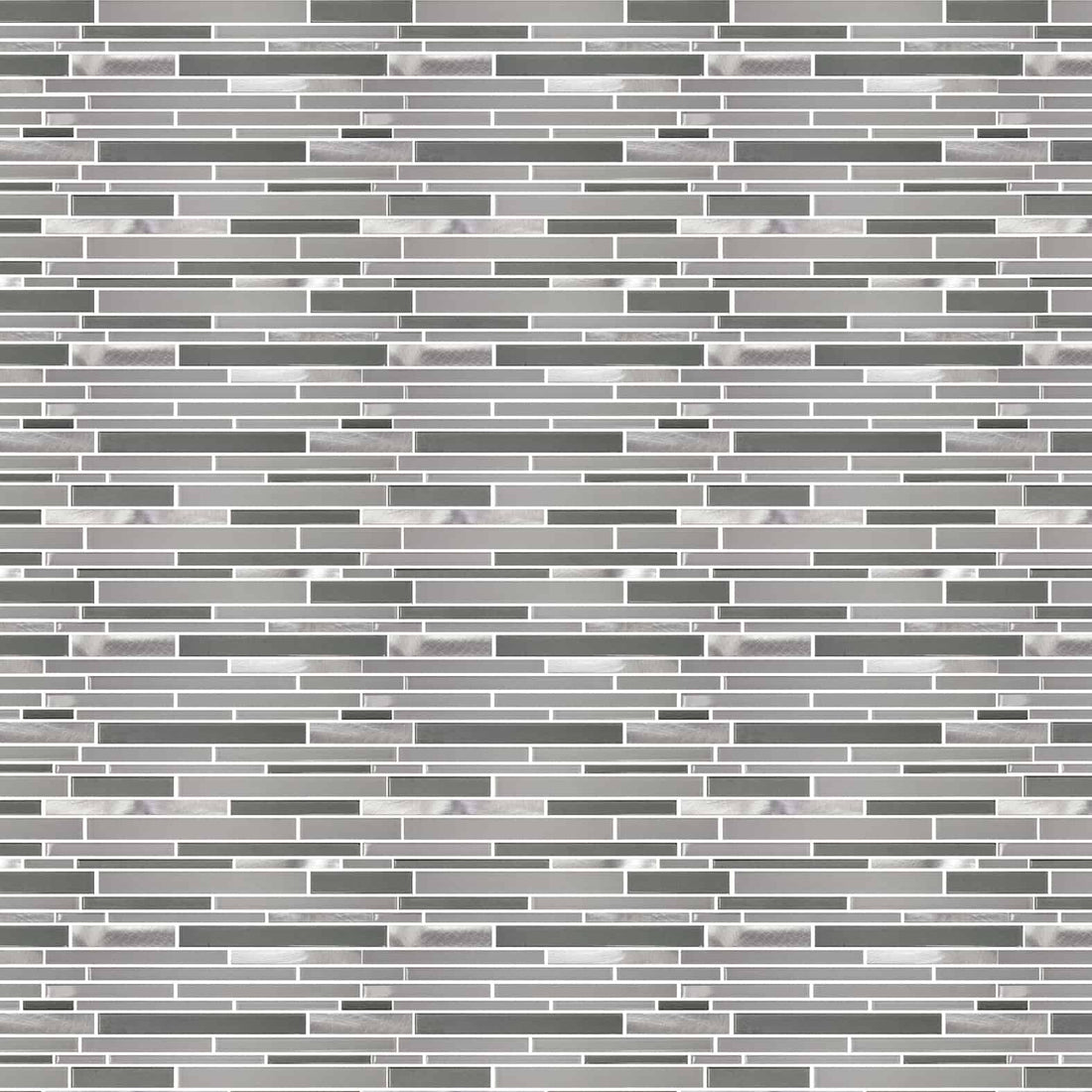 Carreaux de céramique Collection Brio mosaïque 12 po x 12 po super blanc, motif petits carreaux lustrés