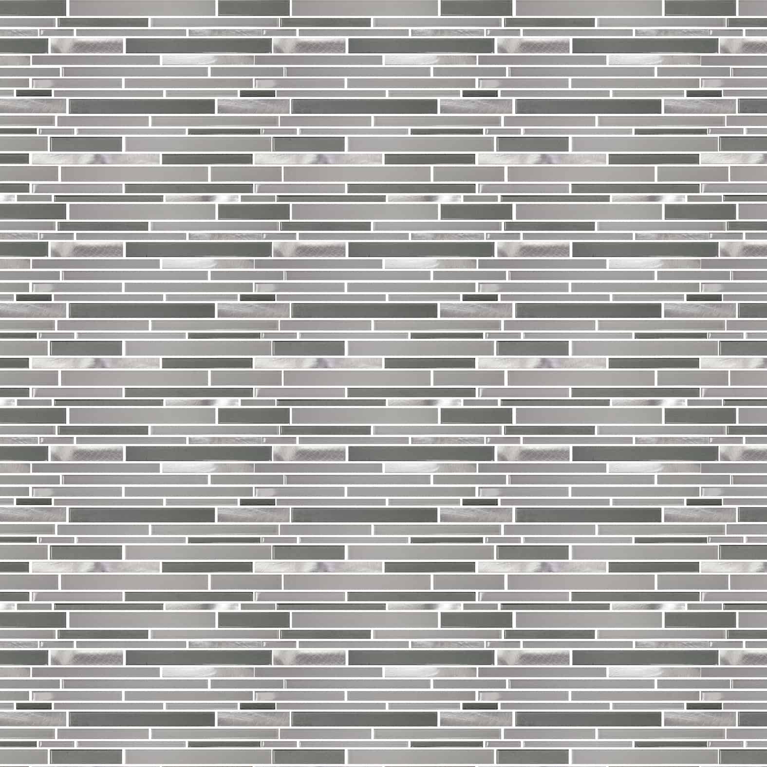 Carreaux de céramique Collection Brio mosaïque 12 po x 12 po super blanc, motif petits carreaux lustrés
