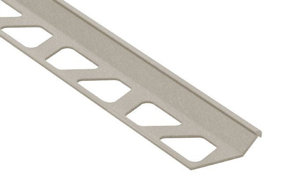 Schluter FINEC Profilé de finition et de protection des rebords - aluminium grège 7/16" (11 mm) x 8' 2-1/2"