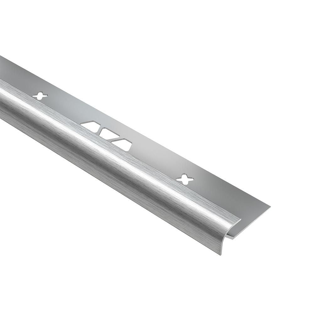 Schluter VINPRO-RO Profilé rond - aluminium anodisé chrome brossé 3/16" (5 mm) x 8' 2-1/2"