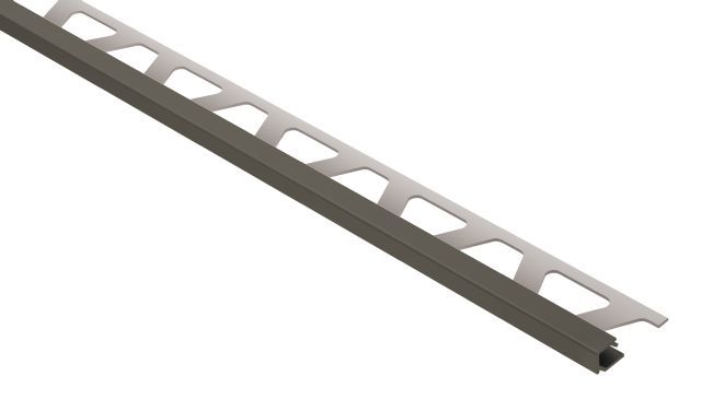 Schluter QUADEC Profilé de bordure carré - aluminium gris quartz 5/16" (8 mm) x 8' 2-1/2"